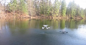 Insect inspires floatation system for DJI Phantom