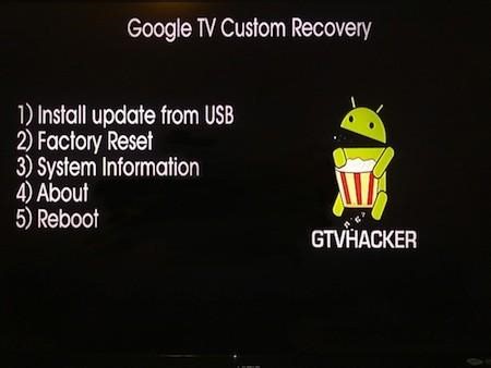GTVHacker shows off custom recovery for Google TVs (video)