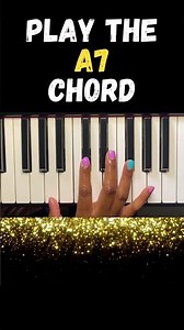 A7 Piano Chord