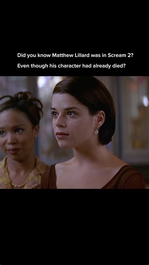 Matthew Lillard is “Guy at Party” in #Scream2, despite Stu having met his end in #Scream 🪦 | Paramount Scares