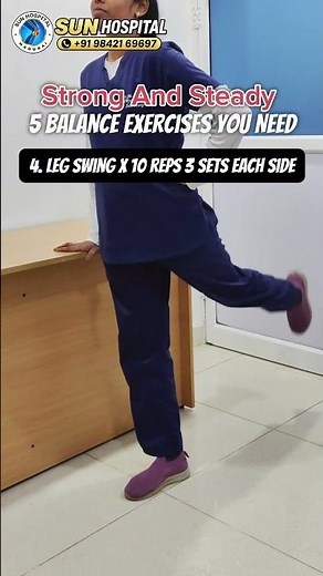 5 Balance Exercises That Can Prevent Falls! ⚠️