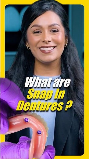 What is a SNAP IN DENTURE ?