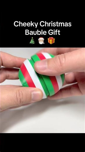 Funny Christmas bauble gag gift. 3D print file, use link in bio. #3dprinting #gaggift #christmas