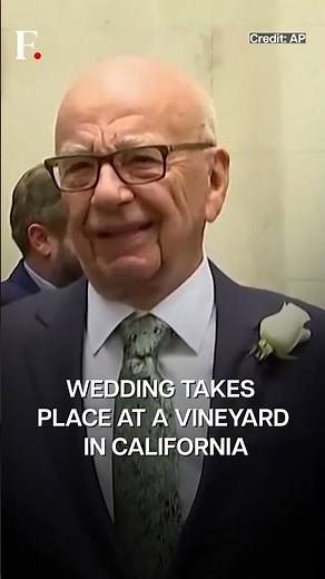 Rupert Murdoch, 93, Marries For the Fifth Time | Subscribe to Firstpost