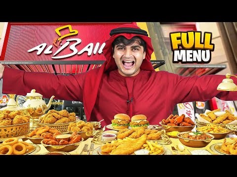 Trying Dubai Al Baik Full Menu