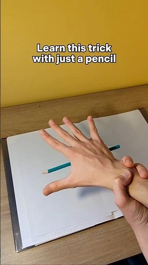 Try This Easy Pencil Magic Trick At Home!