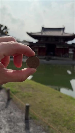 京都 平等院，10元硬币后面的图就是这里！#京都 #日本本州之旅