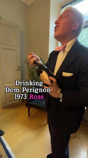 Drinking Dom Pérignon 1973 Rosé #wine #champagne #domperignon #domperignonrose