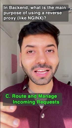 What Does a Reverse Proxy Do? 🤯 NGINX Explained! | System Design Quiz #shorts #systemdesign #quiz
