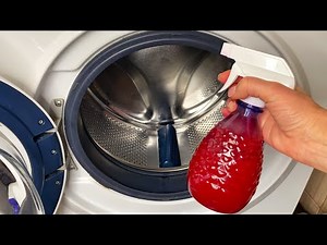 💣How to clean a washing machine from the smell of mold, lime scale and dirt.