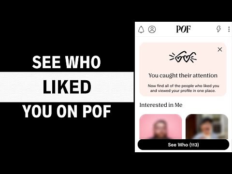 Plenty of Fish - How to See Who Liked You | POF Dating App
