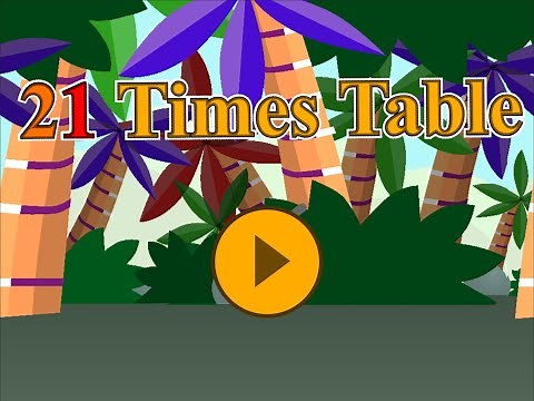 Numberblocks - 21 Times Table | Gameplay (mobile-friendly!) (link in description)