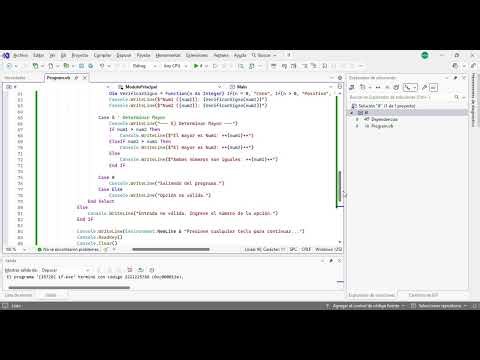 Uso de estructuras programación