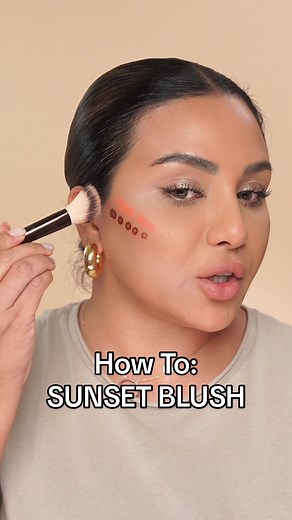 Sunset Blush Makeup Tutorial