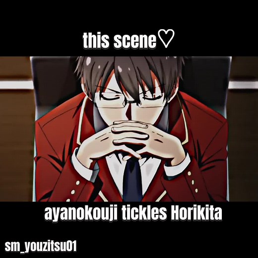Ayanokouji Tickles Horikita in Classroom of the Elite Edit