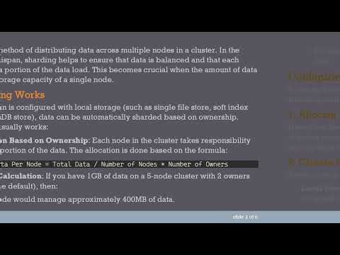 Efficient Infinispan Data Persistence Sharding for Capedwarf Deployments