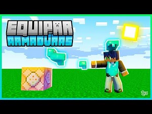 Como equipar armaduras com comandos [ Minecraft Java ]
