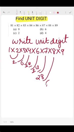 find unit digit