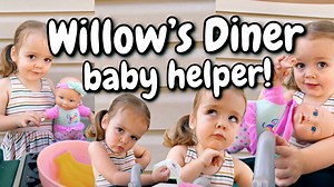 Today at Willow's Diner, she has A LOT of specials: pizza cake, ice cream for dinner, a singular broccoli, and even... poop? Just kidding, it's a pizza croissant. The menu is pretty silly but not as silly as she is! She even gets a new employee for a minute there. 👶 This content is from the vault! Most of this is completely never before seen footage! Filmed in September 2022 when she wasn't even two and a half years old yet...Back when she used to say bana, mulk, and oragen. 🥹 💕 #dartfam #wil