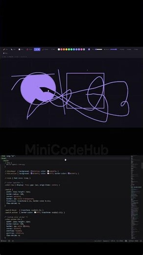 Drawing Pad App | Canvas Tools #HTML #CSS #JavaScript #WebDev #MiniCodeHub