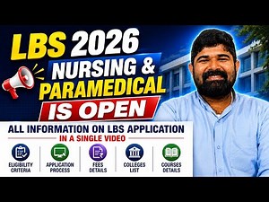 LBS BSc Nursing and Paramedical Admission Allotment 2026 I Application Process in Detail