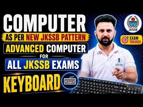 computer for jkssb new pattern based || keyboard