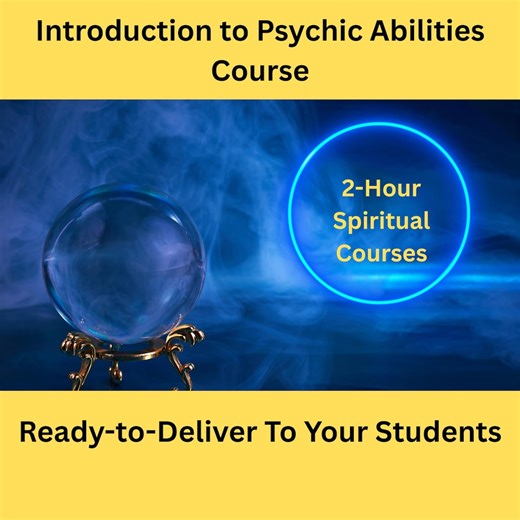 Introduction to Psychic Abilities Course | Ready-to-teach 2-hour Intuition Workshop for Spiritual Teachers I Facilitator Script I Coaches - Etsy UK