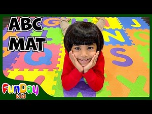 Alphabet Song | ABC MAT | Pretend Play finding Letters with Urvi and Apu - FunDay Kid