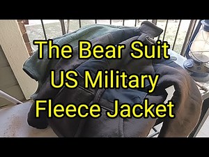(1155) The Bear Suit 🐻 US Military Fleece Jacket