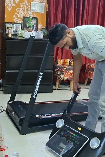 PowerMax TDM-96 Treadmill full Assembly video channel pe & Unboxing | DIY Easy # shorts