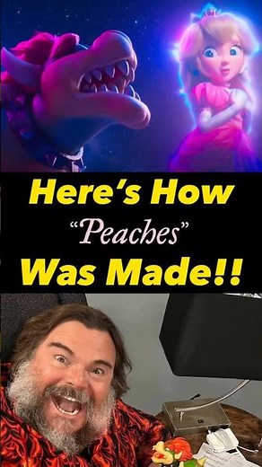 Jack Black REVEALS How The Peaches Song Was Created For The Super Mario Bros. Movie