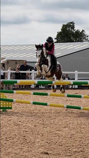 Arlo jumping incredible in Scotland🏴󠁧󠁢󠁳󠁣󠁴󠁿 #horse #equestrian #showjumping #pony #horseriding
