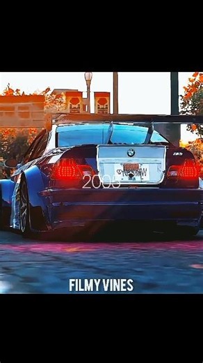 2026 vs 2005 ☠️ NFS BMW M3 GTR💙 #shorts#bmw #edit #shortsfeed