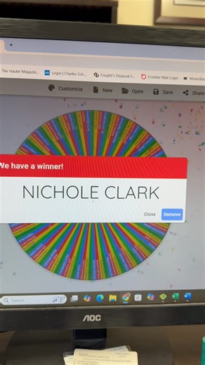 ‼️WINNER‼️ Nichole Clark, you are the winner of the $500 Sheetz gas card! Congratulations and Thank you from Foughts Disposal. Please DM me with your details Nichole so we can make these arrangements. ￼ | Foughts Disposal Service Inc.