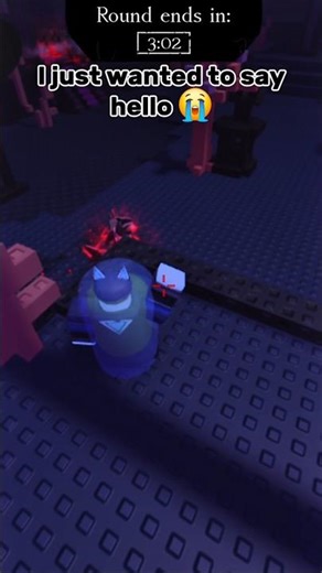I just wanted to say hello 😭 #roblox #forsaken
