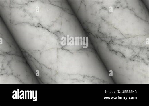 Polished white Carrara Marble texture rotation showcasing luxury Italian stone surface for interior design backgrounds and architectural 3D rendering loops Stock Video Footage - Alamy