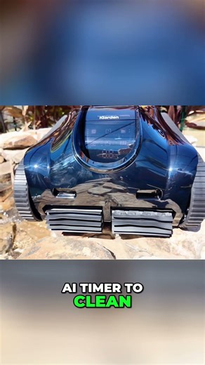 Pool Cleaning Robot: AI Maps Your Pool Effortlessly! #shorts