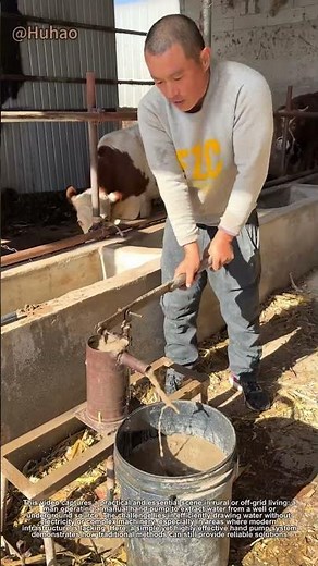 Hand Pump Water Extraction: Simple & Efficient Manual Pumping Technique | DIY Survival Skill