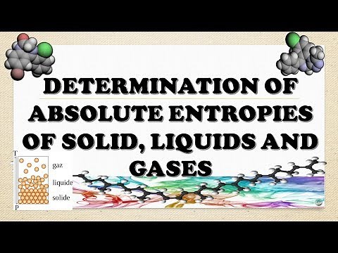 DETERMINATION OF ABSOLUTE ENTROPIES OF SOLID, LIQUID AND GAS