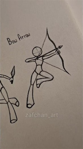 How to draw body with different weapons ✨️ #drawing #tutorial #howtodraw #art #shorts