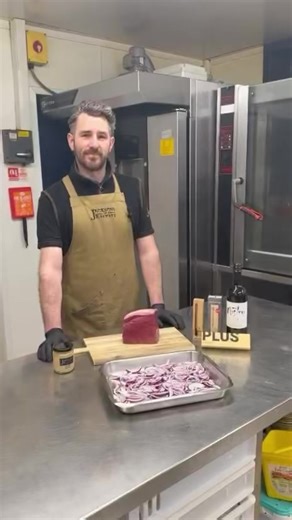 🥩 How to cook a joint of topside beef and get the best results out of your meats and dinners. 🥩 1. Season your beef 2. Brush it with some Dijon or mustard of choice 3. Cook to temperature with our Meteor Probes 4. Add wine 5. Pop it in the oven set at 170-180 degrees 6. Cook it and then leave it to rest! 🥩🥩🥩 #jacksonsofruswarp #butcher #jacksonsbutchers #beef #meteor | Jacksons Butchers