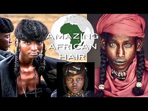 AFRICAN GORGEOUS Thick & LONG Natural Hair! The Wodaabe Secrets to hair growth!