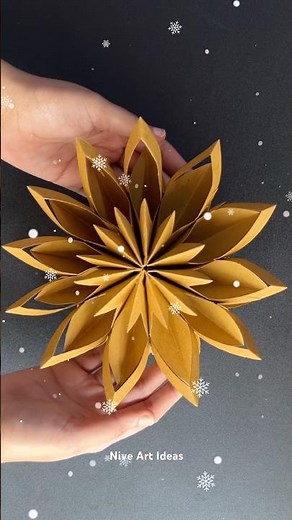 Christmas Craft Ideas🎄Toilet Paper Roll 3D Snowflake DIY #christmas #ytshorts #diy #christmascrafts