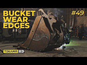 Partial REBUILD on an EXCAVATOR BUCKET START TO FINISH (Cutting, Gouging, Grinding, Welding & More)