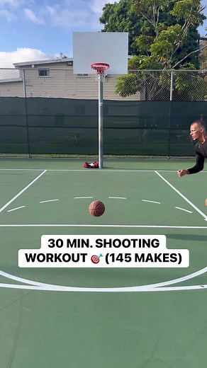 218K views · 4.1K reactions | 30 MIN SHOOTING WORKOUT (145 MAKES)❗️ #basketball #bball #hooper #hooplife ##curry #motivation #motivational #success #nba #college #sports #drills #basketballtraining #basketball drills #skills #technique #dribble #dribble2much #handlelife #entrepreneur #sports #baller #basketballvideos #training #traeball | Trae Ball | Facebook