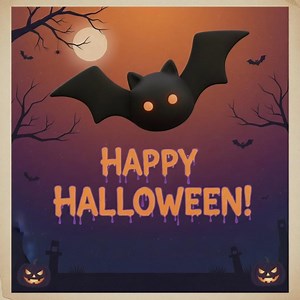 Small Bat – STL 3D Model for Halloween Printing | Cute Flying Bat Decoration - Etsy Canada