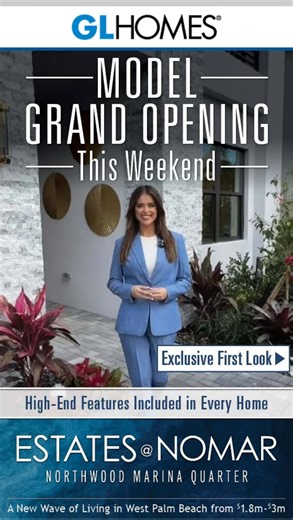 Emily Nicole Bender on Instagram: "REPOST @glhomes : This weekend, January 31st, be among the first to tour four newly unveiled model homes at The Estates at NOMAR and see a new chapter taking shape in West Palm Beach. These homes are thoughtfully designed with high-end features throughout, from premium kitchens with Wolf and Sub-Zero appliances to quartz countertops, upgraded cabinetry, impact-resistant doors and windows, and modern smart home details. What makes this community special is the c