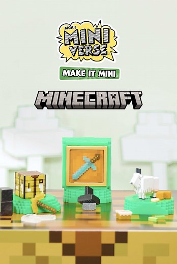 Where mini meets pixel. Welcome to Miniverse x Minecraft! Let the crafting begin 🧱 @Minecraft #Miniverse #Minecraft #MiniverseMinecraft #MakeItMini