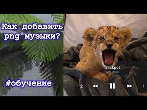 Как добавить png музыки. Music player, как сделать видео с музыкой, обучение, эффектный сторис.