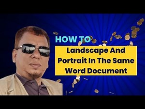 How Landscape And Portrait In The Same Word Document